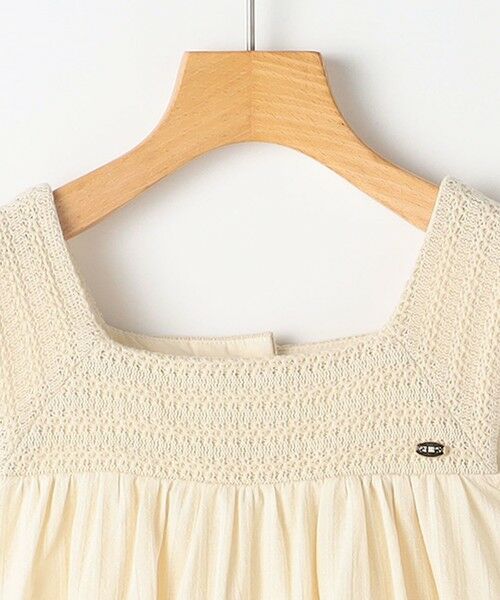 SHIPS / シップス ロング・マキシ丈ワンピース | SHIPS KIDS:100〜130cm / クロシェ ノースリーブ ワンピース | 詳細21
