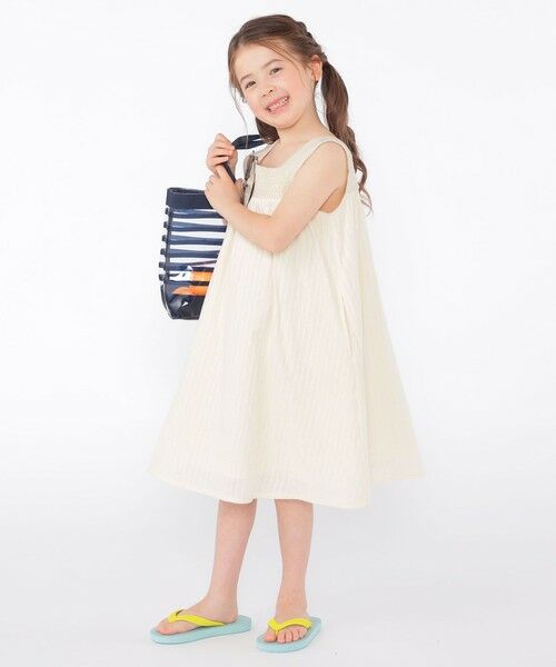 SHIPS / シップス ロング・マキシ丈ワンピース | SHIPS KIDS:100〜130cm / クロシェ ノースリーブ ワンピース | 詳細7