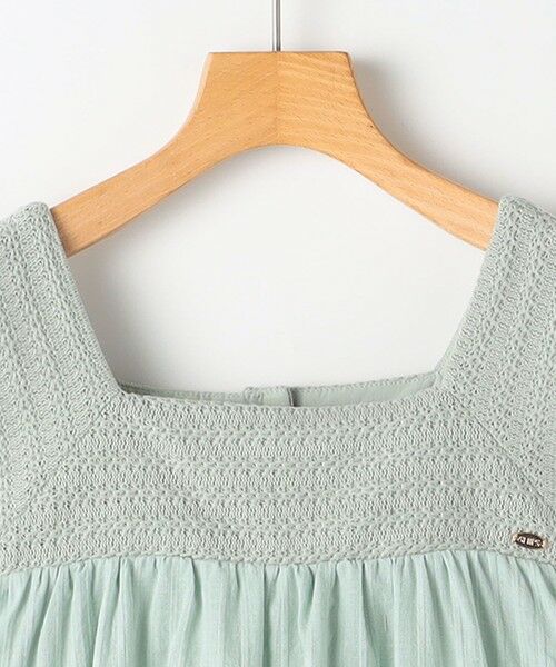 SHIPS / シップス ロング・マキシ丈ワンピース | SHIPS KIDS:140〜150cm / クロシェ ノースリーブ ワンピース | 詳細5