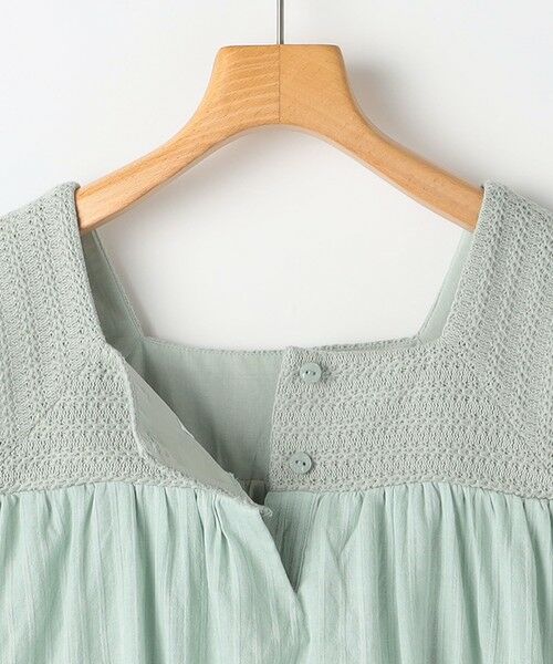 SHIPS / シップス ロング・マキシ丈ワンピース | SHIPS KIDS:140〜150cm / クロシェ ノースリーブ ワンピース | 詳細6