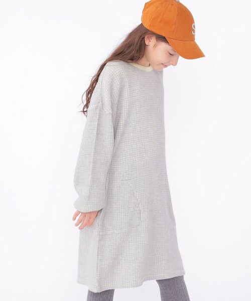 SHIPS / シップス ロング・マキシ丈ワンピース | SHIPS KIDS:140〜150cm / ポコポコ ワッフル ワンピース | 詳細3
