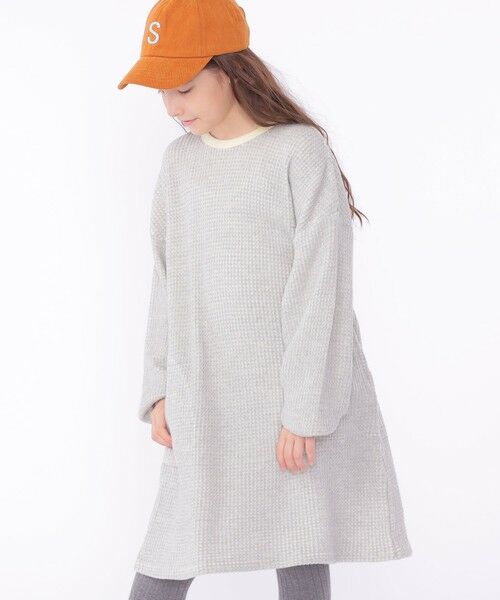 SHIPS / シップス ロング・マキシ丈ワンピース | SHIPS KIDS:140〜150cm / ポコポコ ワッフル ワンピース | 詳細4