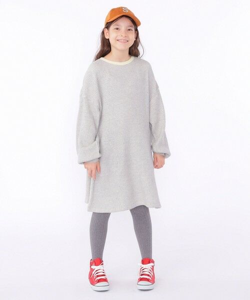 SHIPS / シップス ロング・マキシ丈ワンピース | SHIPS KIDS:140〜150cm / ポコポコ ワッフル ワンピース | 詳細5