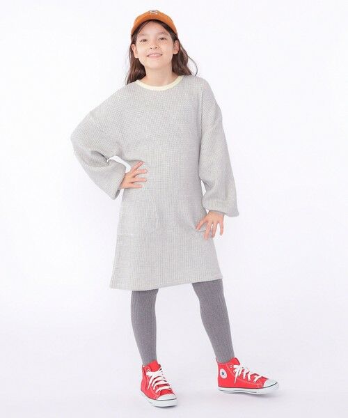 SHIPS / シップス ロング・マキシ丈ワンピース | SHIPS KIDS:140〜150cm / ポコポコ ワッフル ワンピース | 詳細6
