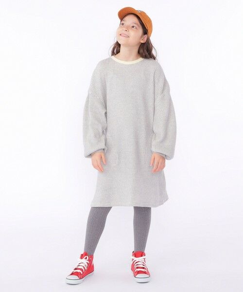 SHIPS / シップス ロング・マキシ丈ワンピース | SHIPS KIDS:140〜150cm / ポコポコ ワッフル ワンピース | 詳細8