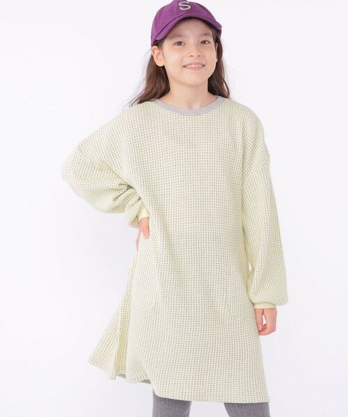 SHIPS / シップス ロング・マキシ丈ワンピース | SHIPS KIDS:140〜150cm / ポコポコ ワッフル ワンピース | 詳細20