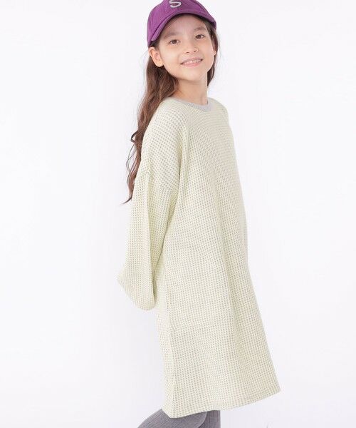 SHIPS / シップス ロング・マキシ丈ワンピース | SHIPS KIDS:140〜150cm / ポコポコ ワッフル ワンピース | 詳細21