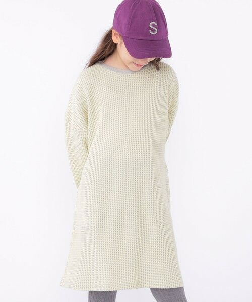 SHIPS / シップス ロング・マキシ丈ワンピース | SHIPS KIDS:140〜150cm / ポコポコ ワッフル ワンピース | 詳細22