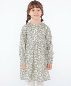 SHIPS / シップス ロング・マキシ丈ワンピース | SHIPS KIDS:100〜130cm / リバティ 長袖 ワンピース