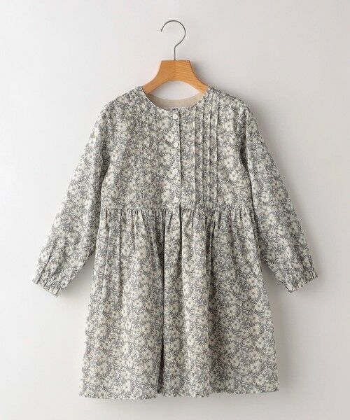 SHIPS / シップス ロング・マキシ丈ワンピース | SHIPS KIDS:100〜130cm / リバティ 長袖 ワンピース | 詳細1