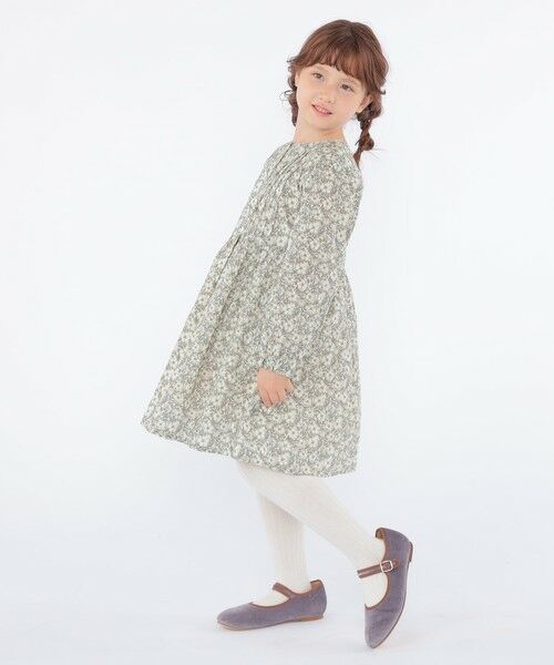 SHIPS / シップス ロング・マキシ丈ワンピース | SHIPS KIDS:100〜130cm / リバティ 長袖 ワンピース | 詳細14