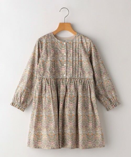 SHIPS / シップス ロング・マキシ丈ワンピース | SHIPS KIDS:100〜130cm / リバティ 長袖 ワンピース | 詳細21