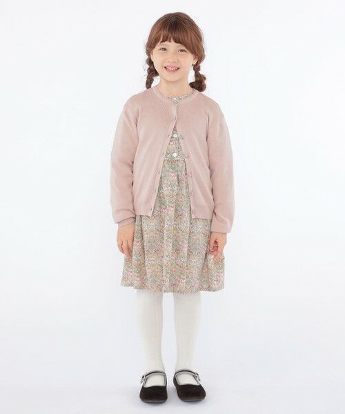 SHIPS / シップス ロング・マキシ丈ワンピース | SHIPS KIDS:100〜130cm / リバティ 長袖 ワンピース | 詳細28