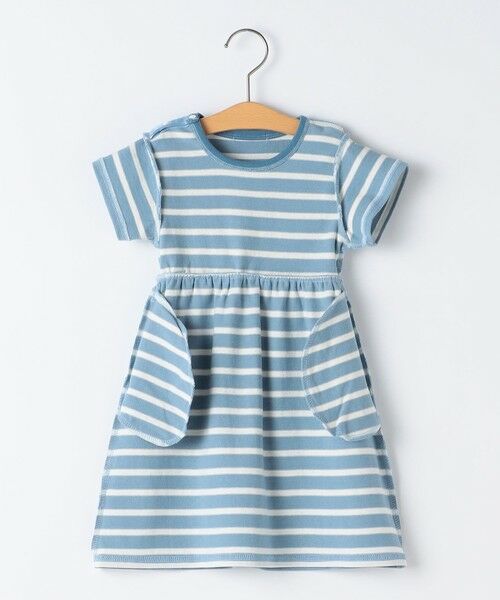 SHIPS / シップス ロング・マキシ丈ワンピース | SHIPS KIDS:90cm / ボーダー フリル ワンピース | 詳細3