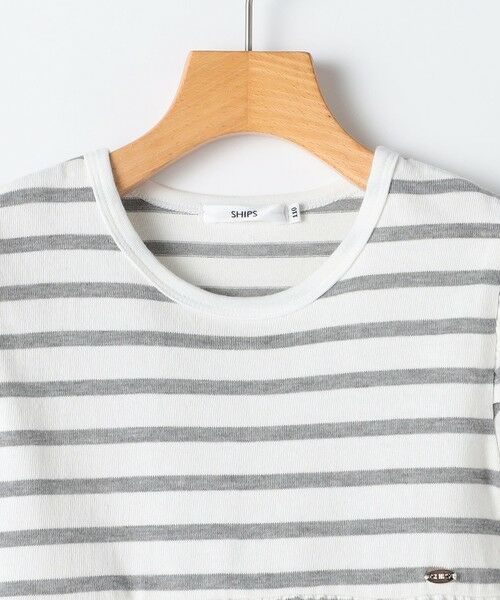 SHIPS / シップス ロング・マキシ丈ワンピース | SHIPS KIDS:100〜130cm / ボーダー フリル ワンピース | 詳細10