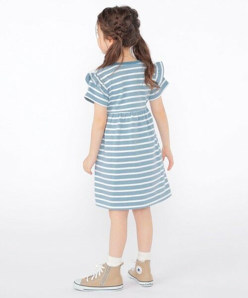 SHIPS / シップス ロング・マキシ丈ワンピース | SHIPS KIDS:100〜130cm / ボーダー フリル ワンピース | 詳細25