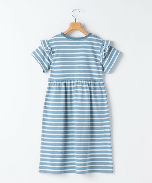 SHIPS / シップス ロング・マキシ丈ワンピース | SHIPS KIDS:140〜150cm / ボーダー フリル ワンピース | 詳細2