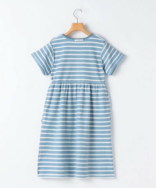 SHIPS / シップス ロング・マキシ丈ワンピース | SHIPS KIDS:140〜150cm / ボーダー フリル ワンピース | 詳細4