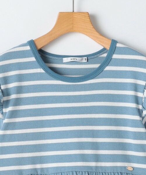 SHIPS / シップス ロング・マキシ丈ワンピース | SHIPS KIDS:140〜150cm / ボーダー フリル ワンピース | 詳細5