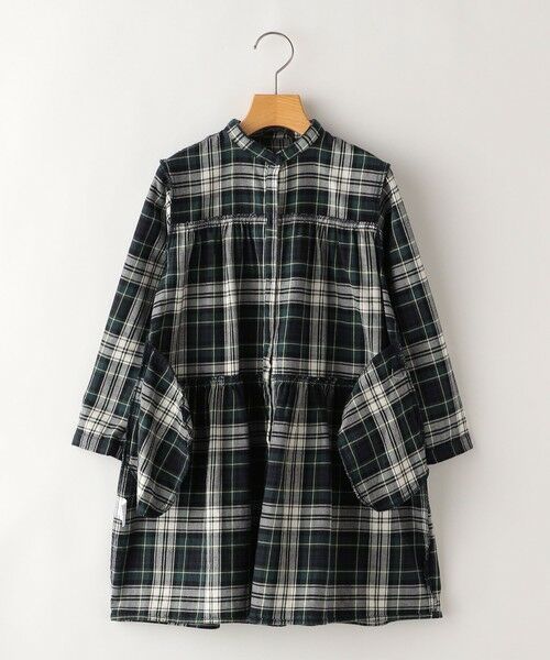 SHIPS / シップス ロング・マキシ丈ワンピース | SHIPS KIDS:100〜130cm / ネル チェック ワンピース | 詳細18