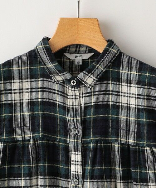 SHIPS / シップス ロング・マキシ丈ワンピース | SHIPS KIDS:100〜130cm / ネル チェック ワンピース | 詳細20