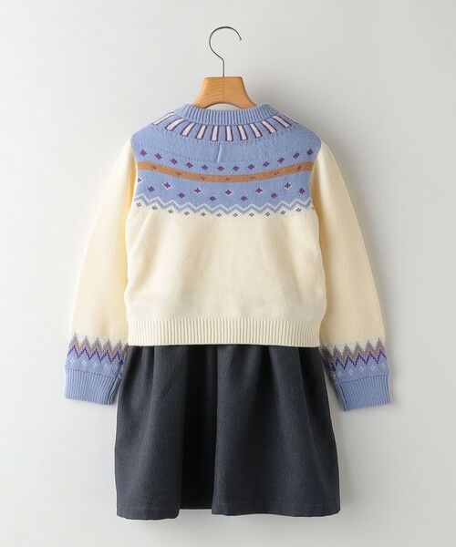 SHIPS / シップス ロング・マキシ丈ワンピース | SHIPS KIDS:100〜130cm / ＜手洗い可能＞ ノルディック レイヤード ワンピース | 詳細12