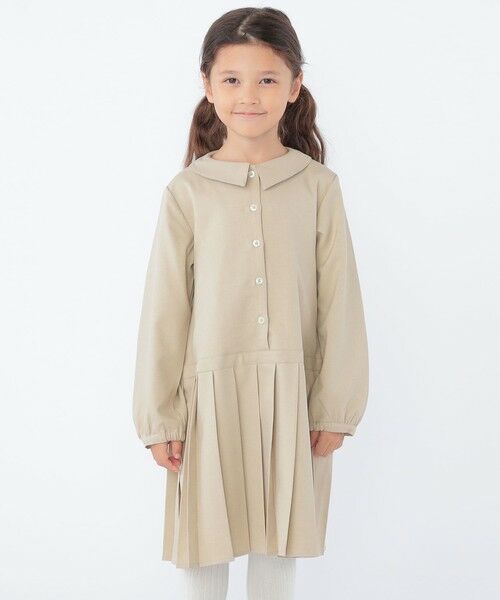 SHIPS / シップス ロング・マキシ丈ワンピース | SHIPS KIDS:100〜130cm / プリーツ 切替 ワンピース | 詳細2