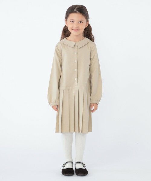 SHIPS / シップス ロング・マキシ丈ワンピース | SHIPS KIDS:100〜130cm / プリーツ 切替 ワンピース | 詳細6