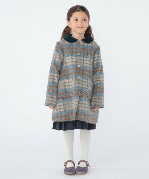 SHIPS / シップス ロング・マキシ丈ワンピース | SHIPS KIDS:100〜130cm / プリーツ 切替 ワンピース | 詳細21