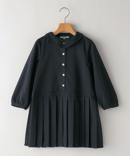 SHIPS / シップス ロング・マキシ丈ワンピース | SHIPS KIDS:100〜130cm / プリーツ 切替 ワンピース | 詳細22