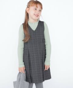 SHIPS / シップス ロング・マキシ丈ワンピース | SHIPS KIDS:100〜130cm / チェック ジャンパー スカート