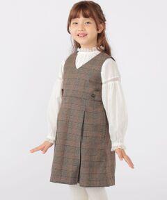 SHIPS / シップス ロング・マキシ丈ワンピース | SHIPS KIDS:100〜130cm / チェック ジャンパー スカート