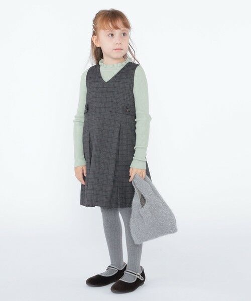 SHIPS / シップス ロング・マキシ丈ワンピース | SHIPS KIDS:100〜130cm / チェック ジャンパー スカート | 詳細6