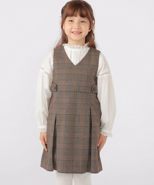 SHIPS / シップス ロング・マキシ丈ワンピース | SHIPS KIDS:100〜130cm / チェック ジャンパー スカート | 詳細25