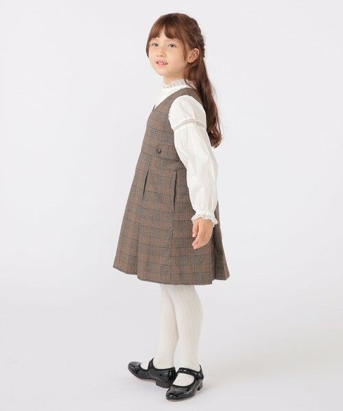 SHIPS / シップス ロング・マキシ丈ワンピース | SHIPS KIDS:100〜130cm / チェック ジャンパー スカート | 詳細26