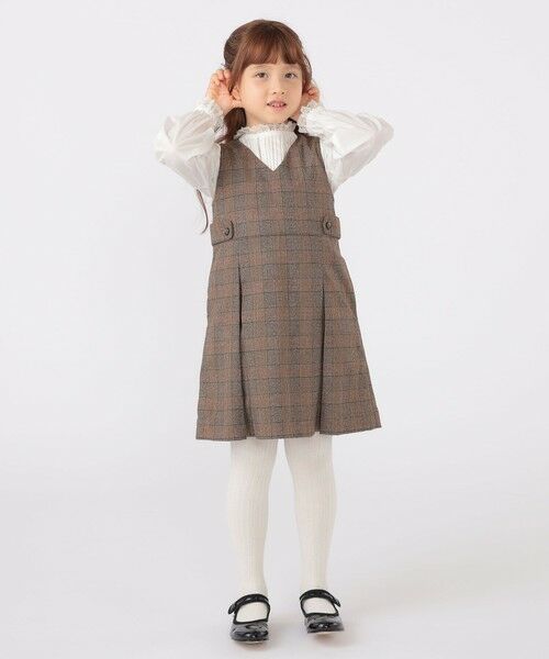 SHIPS / シップス ロング・マキシ丈ワンピース | SHIPS KIDS:100〜130cm / チェック ジャンパー スカート | 詳細27