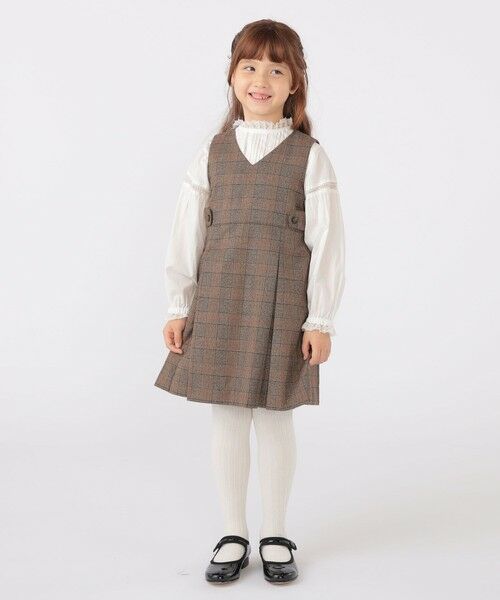 SHIPS / シップス ロング・マキシ丈ワンピース | SHIPS KIDS:100〜130cm / チェック ジャンパー スカート | 詳細30