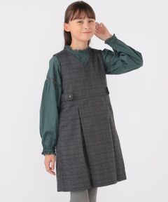 SHIPS / シップス ロング・マキシ丈ワンピース | SHIPS KIDS:140〜150cm / チェック ジャンパー スカート