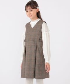 SHIPS / シップス ロング・マキシ丈ワンピース | SHIPS KIDS:140〜150cm / チェック ジャンパー スカート