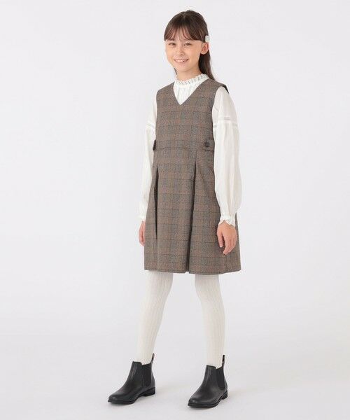 SHIPS / シップス ロング・マキシ丈ワンピース | SHIPS KIDS:140〜150cm / チェック ジャンパー スカート | 詳細23