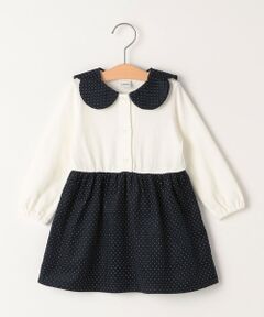 SHIPS / シップス ロング・マキシ丈ワンピース | SHIPS KIDS:80〜90cm / ドット カラー ワンピース