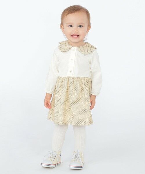 SHIPS / シップス ロング・マキシ丈ワンピース | SHIPS KIDS:80〜90cm / ドット カラー ワンピース | 詳細2