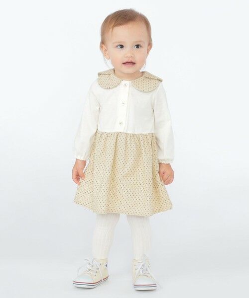 SHIPS / シップス ロング・マキシ丈ワンピース | SHIPS KIDS:80〜90cm / ドット カラー ワンピース | 詳細3