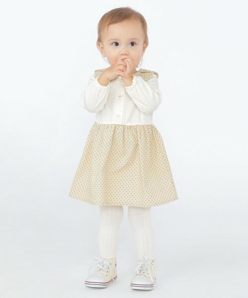 SHIPS / シップス ロング・マキシ丈ワンピース | SHIPS KIDS:80〜90cm / ドット カラー ワンピース | 詳細5