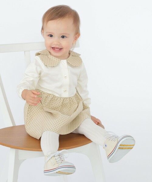 SHIPS / シップス ロング・マキシ丈ワンピース | SHIPS KIDS:80〜90cm / ドット カラー ワンピース | 詳細9