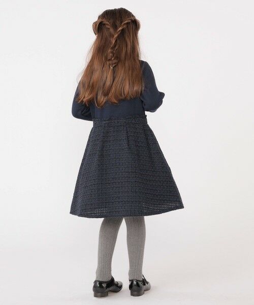 SHIPS / シップス ロング・マキシ丈ワンピース | SHIPS KIDS:100〜130cm / リブ×ファンシー ツイード ワンピース | 詳細17