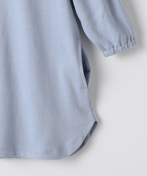 SHIPS / シップス ロング・マキシ丈ワンピース | SHIPS KIDS:100〜130cm / カレッジロゴ フラワー 刺繍 スウェット ワンピース | 詳細11