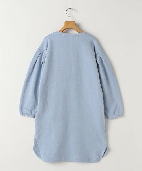 SHIPS / シップス ロング・マキシ丈ワンピース | SHIPS KIDS:140〜150cm / カレッジロゴ フラワー 刺繍 スウェット ワンピース | 詳細2