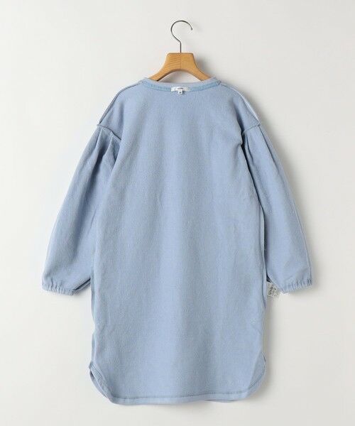 SHIPS / シップス ロング・マキシ丈ワンピース | SHIPS KIDS:140〜150cm / カレッジロゴ フラワー 刺繍 スウェット ワンピース | 詳細4