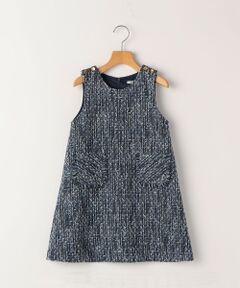SHIPS / シップス ロング・マキシ丈ワンピース | SHIPS KIDS:90cm / ツイード ジャンパー ワンピース